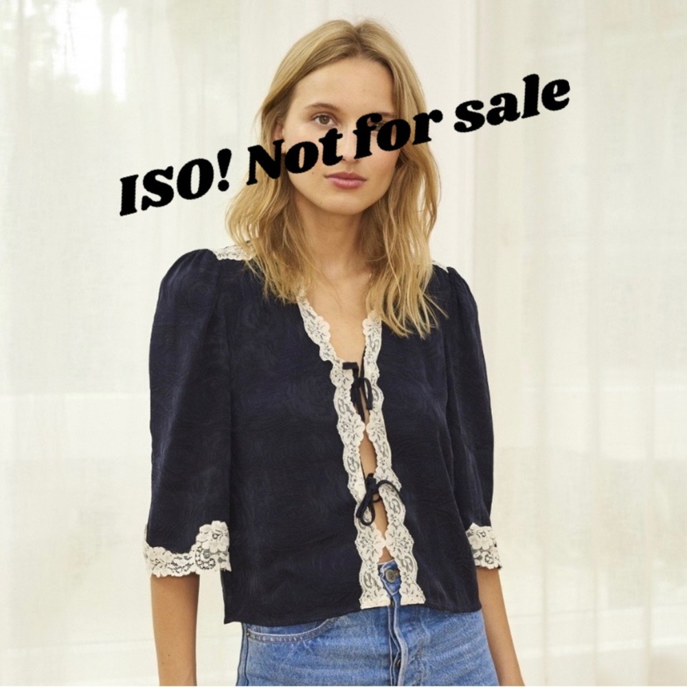 ISO Rouje Aldo Blouse in Black! Not for sale!